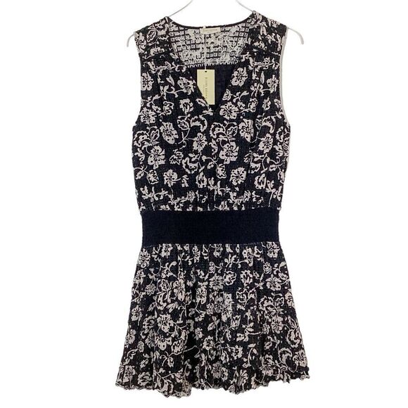 RAMY BROOK Size L NWT Boone Printed Floral Mini Drop Waist Cotton Printed Dress - Picture 4 of 15